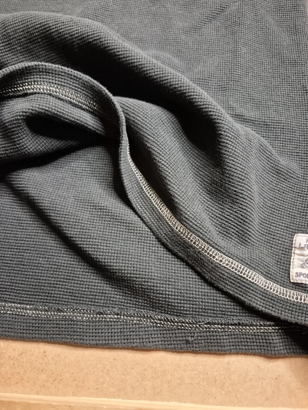 Polo Ralph Lauren Charcoal & Gray Henley Thermal 4460/4